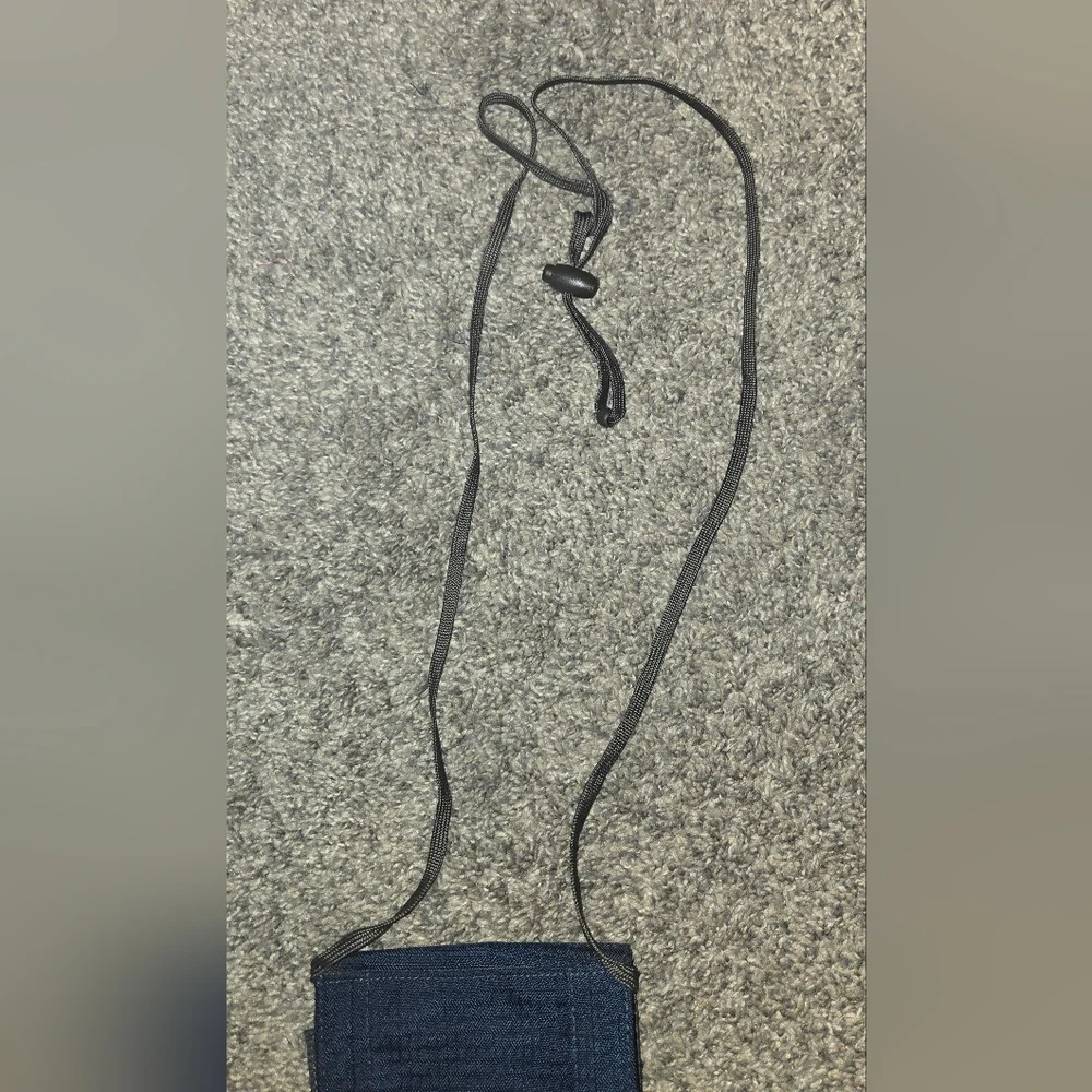 Blue Crossbody Purse Wallet Bag, Eagle Creek, Great For Travel Flawed See Photos
